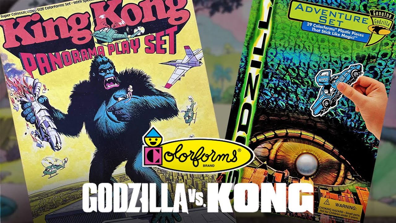 Which Is Better? Godzilla & King Kong Colorforms