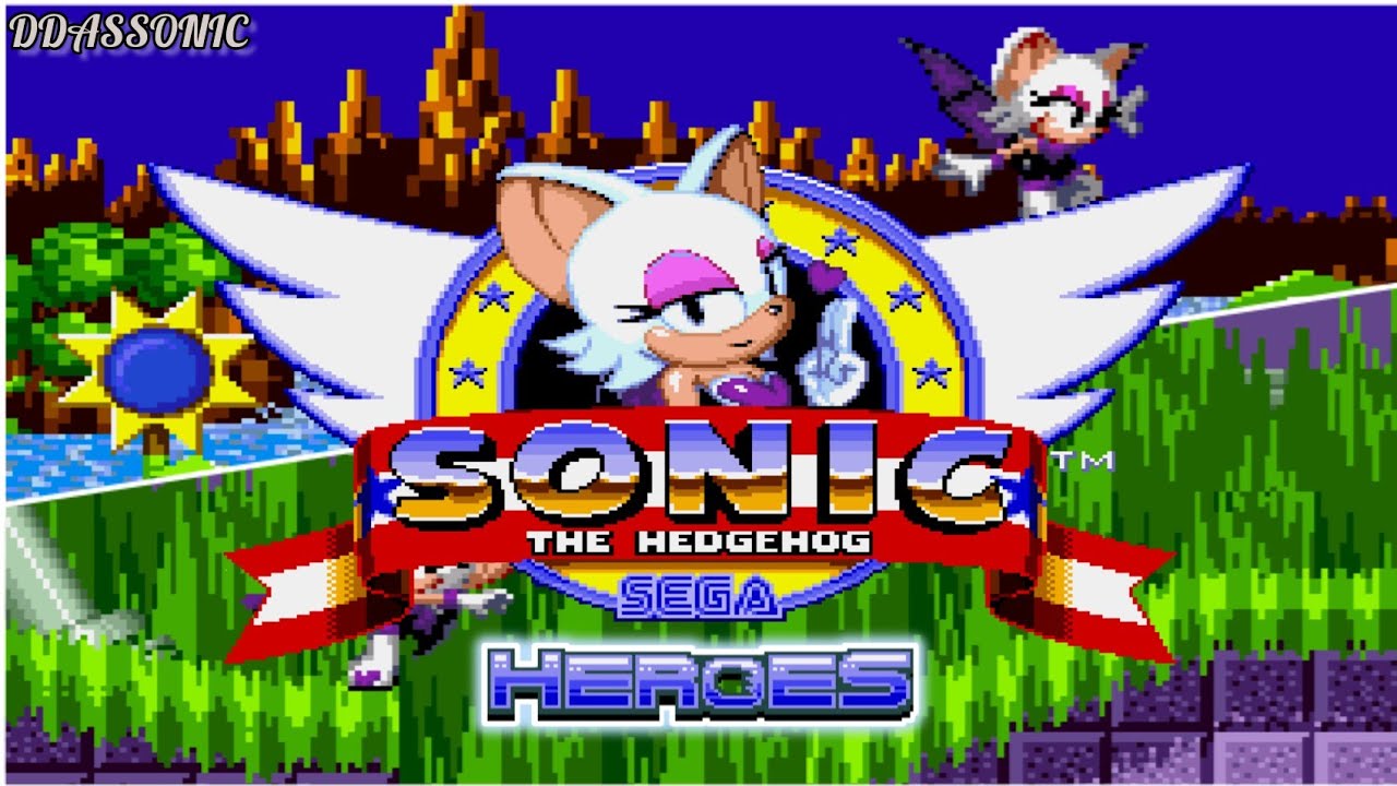 Rouge in Sonic 1 (Sonic Heroes Style)