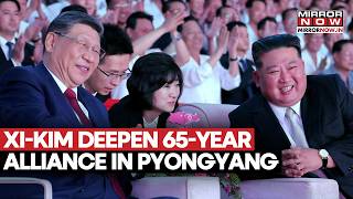XI JINPING-KIM JUNG UN Deepens China-North Korea's 65-Year Trade Alliance In Pyongyang | Watch