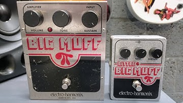 Electro-Harmonix Big Muff Vs Little Big Muff Pedal Comparison