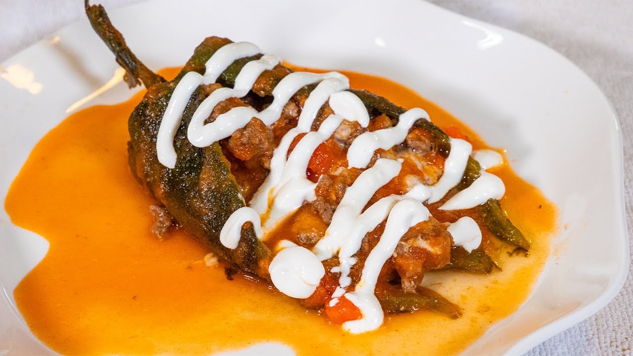 Estos Chiles Rellenos de Carne Molida Quedan Increíbles