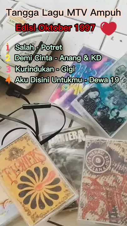 Chart MTV Ampuh Edisi Oktober 1997 I Generasi 90an I Musik 90an