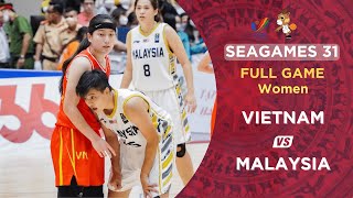 Quá Buồn cho Malaysia..Highlight Women 5x5: Vietnam - Malaysia | Basketball Sea Games 31 Ha Noi VN