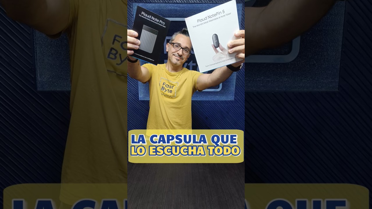 ​¿Grabar y transcribir reuniones con IA en un clic? Descubre el Plaud NotePin S 🎙🤖 #tecnologia #ia