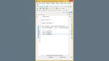 Integer list in Java