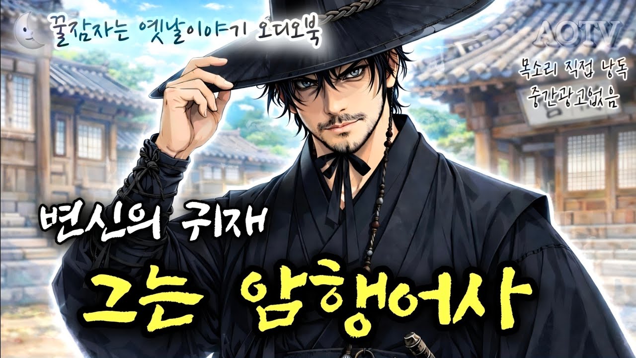 🌜변신의 귀재 그는 암행어사, 도끼 든 박문수 등 옛날이야기 7편, 중간광고없는 잠자리동화, 어른 전래동화, 수면동화, 전설, 민담, 오디오북, 책 읽어주는 여자