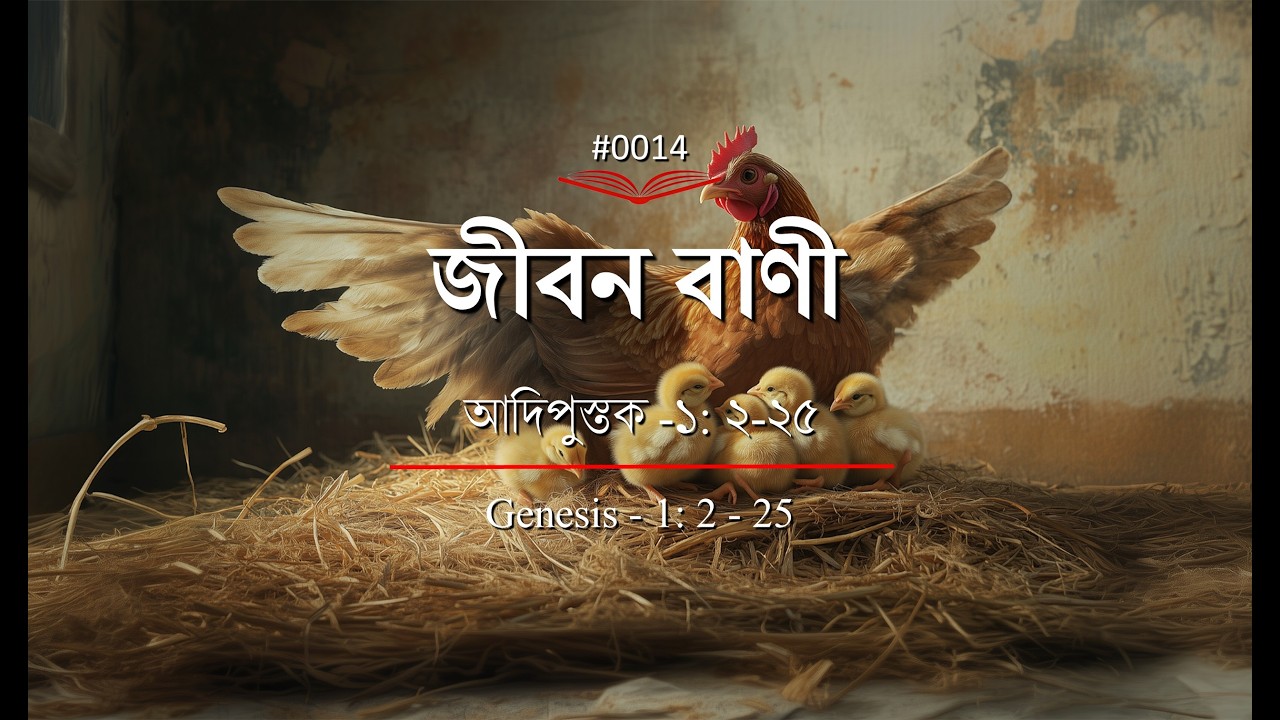 (0014) Bengali Bible Study ǁ Genesis 1:2 - 25 ǁ আদিপুস্তক ১ : ২ - ২৫ পদ ǁ#TTB