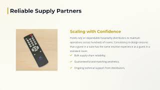 Why Every Hotel Needs a Reliable Hotel Room Remote Control
