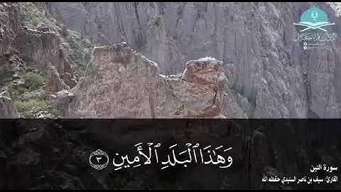 ‏﴿لقد خلقنا الإنسان في أحسن تقويم﴾ سورة التين  القارئ/سيف بن ناصر السنيدي حفظه الله