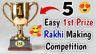 5 Rakhi Making School Competition/1st Prize Rakhi/rakhi Making For School Competition/rakshabandhan