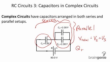6.3.4 RC Circuits 3 Capacitors in Complex Circuits.