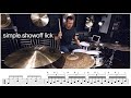 DRUM LESSON - Simple Show Off Lick - by Mike Johnston