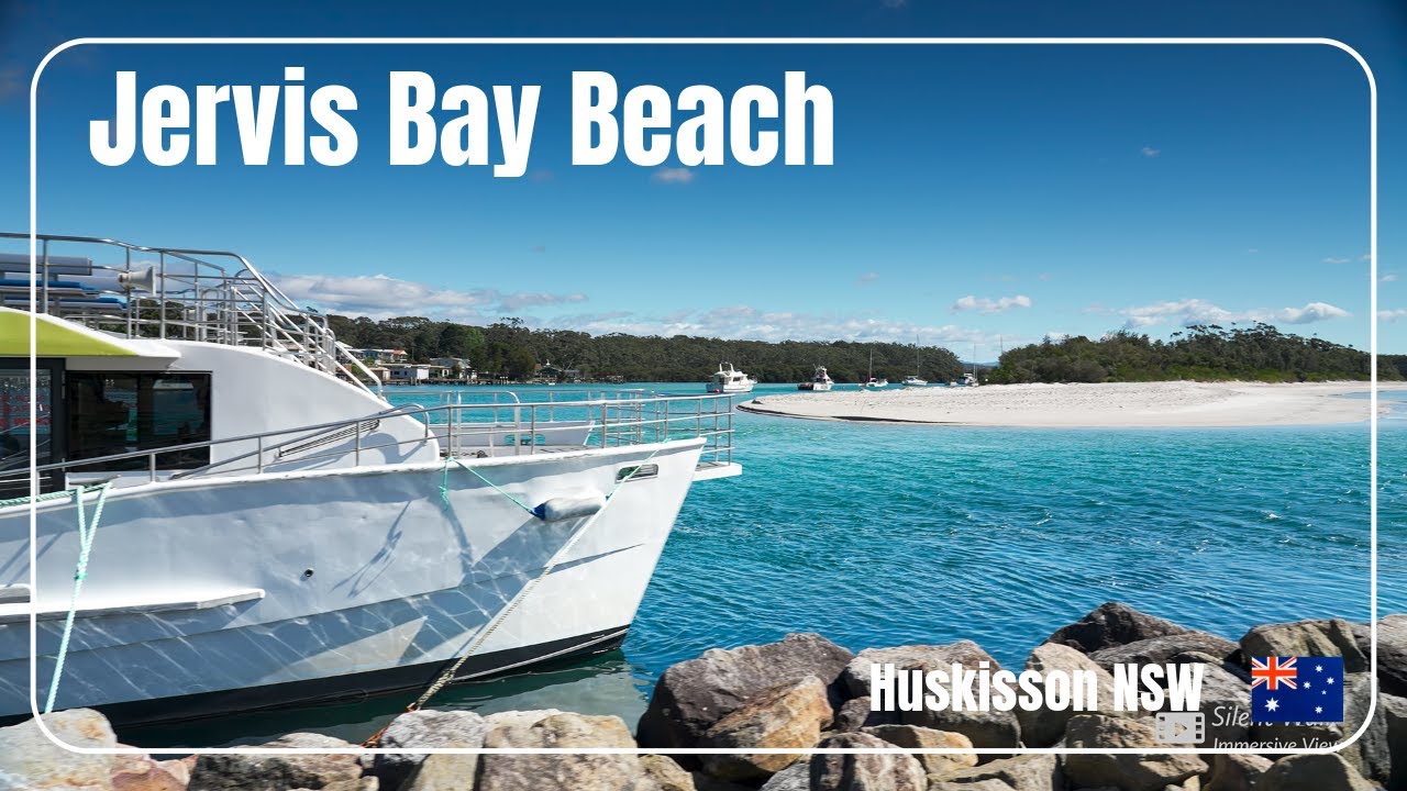 [4K HDR] Stunning White Sand | Jervis Bay Beach Walking Tour | NSW Australia Walk