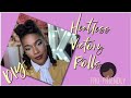 DIY HEATLESS VICTORY ROLLS!!! NEW HAIR HACK!!!! NATURAL/TEXLAXED HAIRSTYLE!!! NO BACK-COMBING!!!