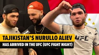 TAJIKISTAN'S NURULLO ALIEV HAS ARRIVED IN THE UFC (UFC FIGHT NIGHT)