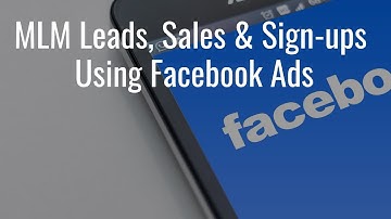 Facebook Ads For Network Marketing