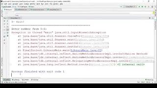 java 3 project 2020 LibraryMain  overall fourth class  (Arabic)