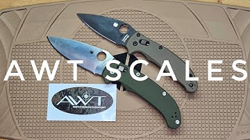 AWT Scales for Spyderco Manix 2 XL and Manix 2