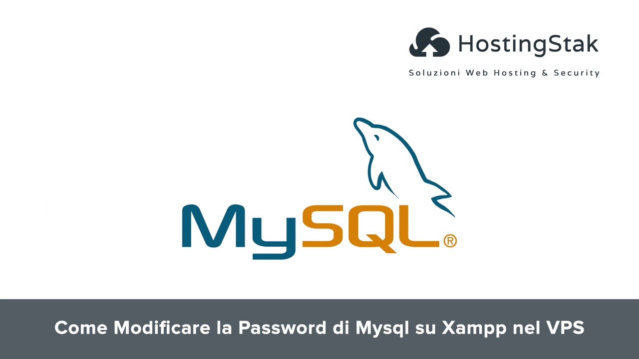 Come Modificare la Password di MYSQL su Xampp in un VPS Windows
