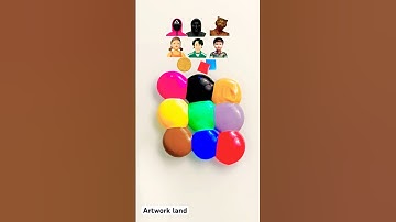 Guess the mixed color of Squid Game 2 #satisfying #squidgame2 #squidgame #shorts