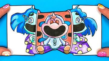 Drawing Envy VS Embarrassmen by Inside Out 2 In Smiling Critters Style! Inside Out x Poppy Playtime