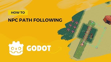 how to make npcs follow paths in godot 4 | quick 2d tutorial