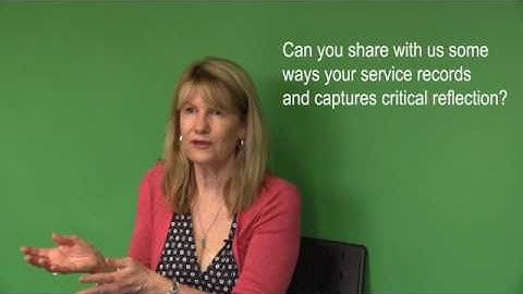 Critical reflection – Recording and sharing information