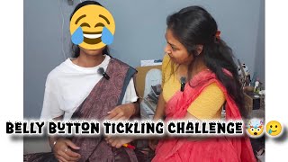 Belly button tickling challenge 🥲#trending #tickling #bellybutton #challenge #viral #ytviral 