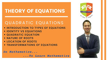 THEORY OF EQUATION- SESSION I