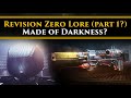 Destiny 2 Lore - Revision Zero Exotic Weapon Lore (Part 1?), a weapon made from a Darkness relic...