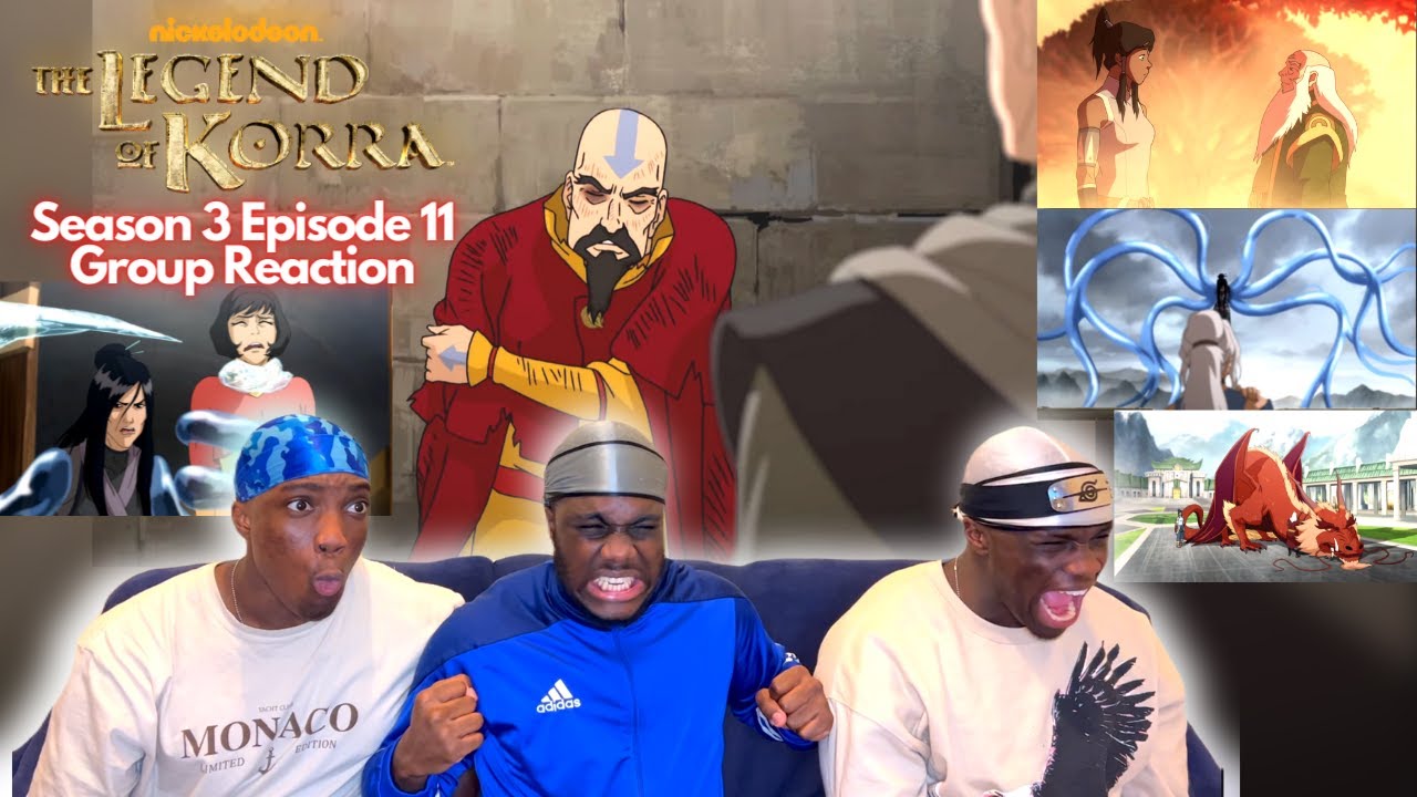 ZAHEER GANGS UP ON TENZIN!!! THE LEGEND OF KORRA BOOK 3 EPISODE 11