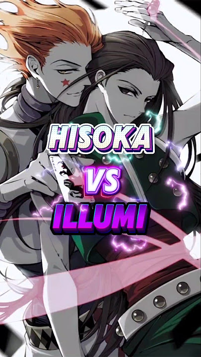 HISOKA VS ILLUMI ⁉️ #hisoka #hunterxhunter #hxh #hunterxhunteranime #hunterxhunter #illumizoldyk