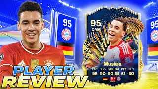 🔥95 TOTS MUSIALA PLAYER REVIEW - EA FC 24 ULTIMATE TEAM