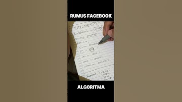 cara mendapatkan algoritma facebook #fbpro