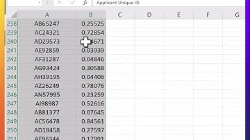 How to perform Simple Random Sampling using Excel