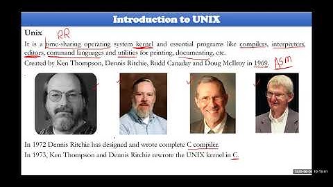 Unix 1  Introduction to Unix Programming