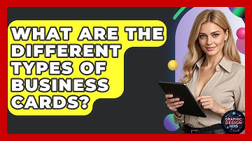 What Are The Different Types Of Business Cards? - Graphic Design Nerd