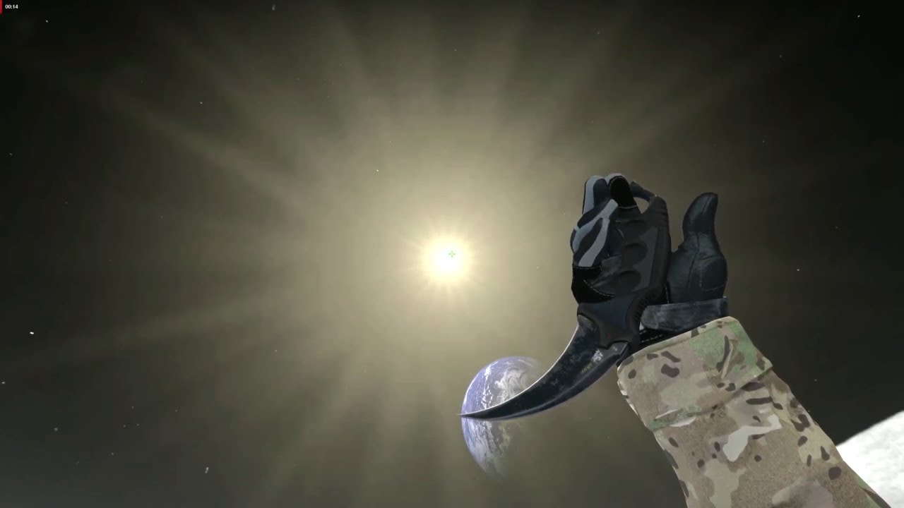 Cs:go Karambit Night Battle-Scarred | SKIN SHOWCASE - YouTube