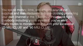 PewDiePie Did an Oopsie (BIO)