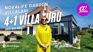 VILLA HOUSE TOUR WITH WINTER GARDEN. ❤ VILLAS FOR SALE IN TURKEY. NOVALIFE GARDEN PROJECT IN KONYA