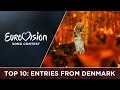 Top 10: Entries from Denmark