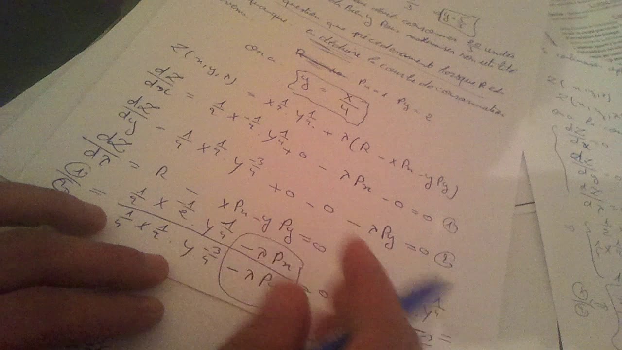 Microeconomie s1:exercice N2