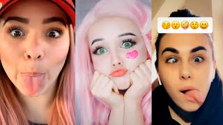 Bagaikan Langit (cover) - Nhece (Part 4) 😜 Lovely Tik Tok Girls Face Zoom Compilation