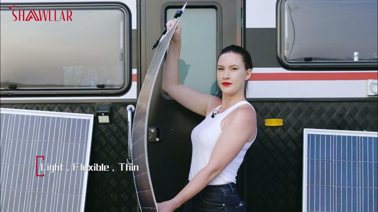 Shawllar Flexible Solar Panel RV Installation YouTube