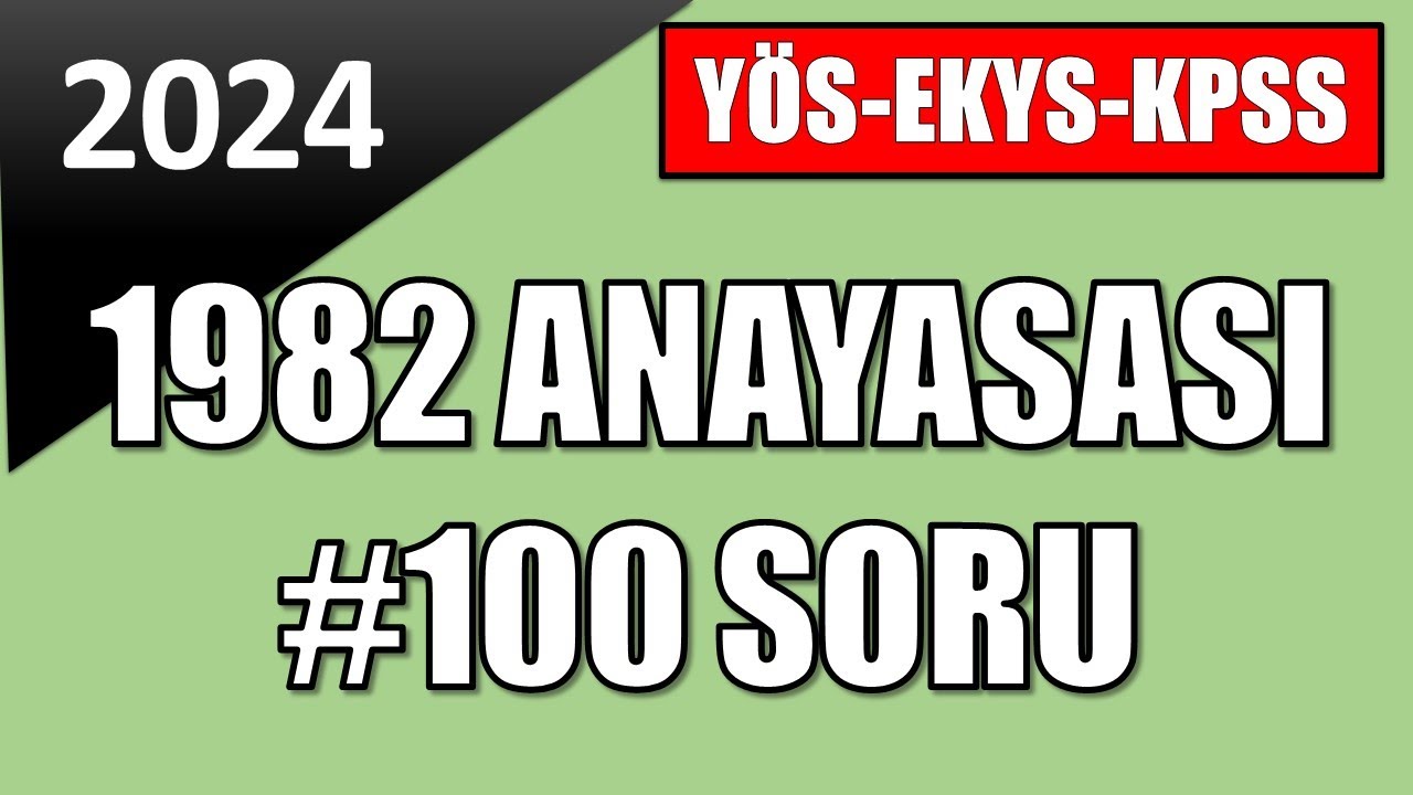 2023 EKYS + KPSS  💯ANAYASA SORU ÇÖZÜMÜ #güncel #ekys2023 #kpss2023