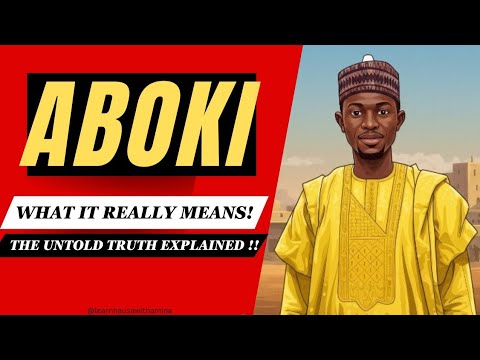 “The True Meaning of ‘Aboki’ in Hausa | African Language & Culture ...