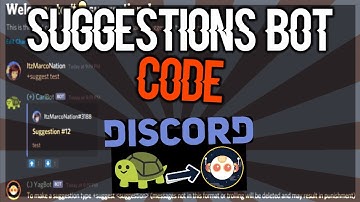 How To Create A Discord Suggestions Bot With Sticky Message At The Top (Yagpdb/Carl Custom Command)