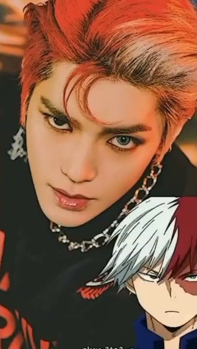 mirip bangett lohh😭✋ #taeyong #todoroki #nct #anime