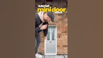 How to Create This Mini Door Effect! 🚪✨
