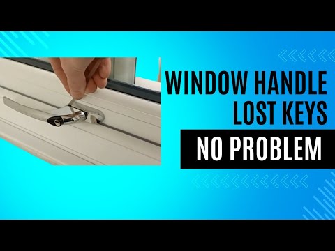 How to Open or Unlock a Locked Espag Window with a Broken Handle or Lost Keys
